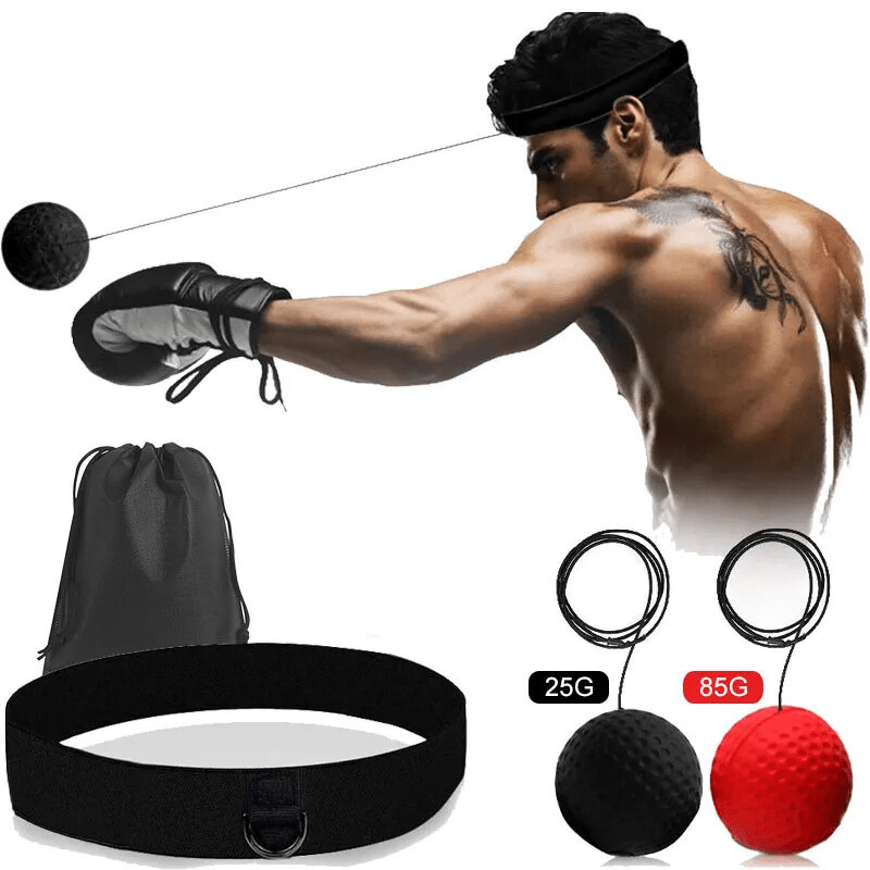 PunchPro – Reflexball Für Boxtraining Und Reaktionsverbesserung Mit 2 Trainingsbällen
