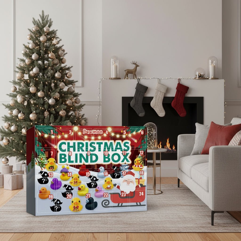 QUACKVENT – Weihnachts-Quietschenten-Adventskalender 2025 mit 24 festlichen Badeenten 1