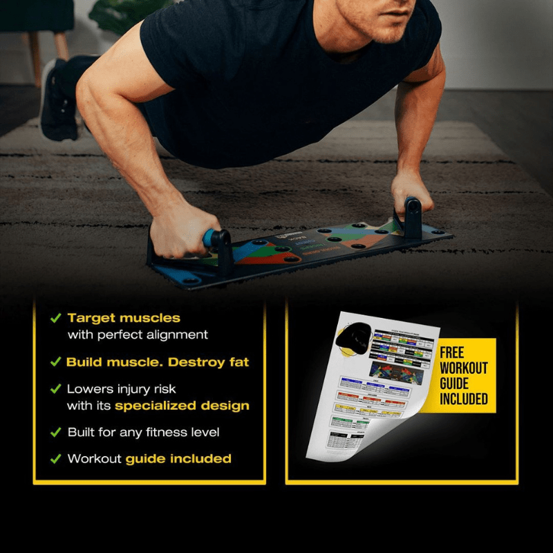 QuadroPress – Ergonomische Liegestütz-Hoch-Maschine Für Gelenkschonendes Oberkörpertraining
