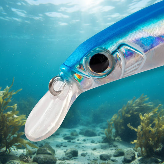 R-TWITCH – Sinkender Jerkbait Wobbler für Barsch & Forelle 1