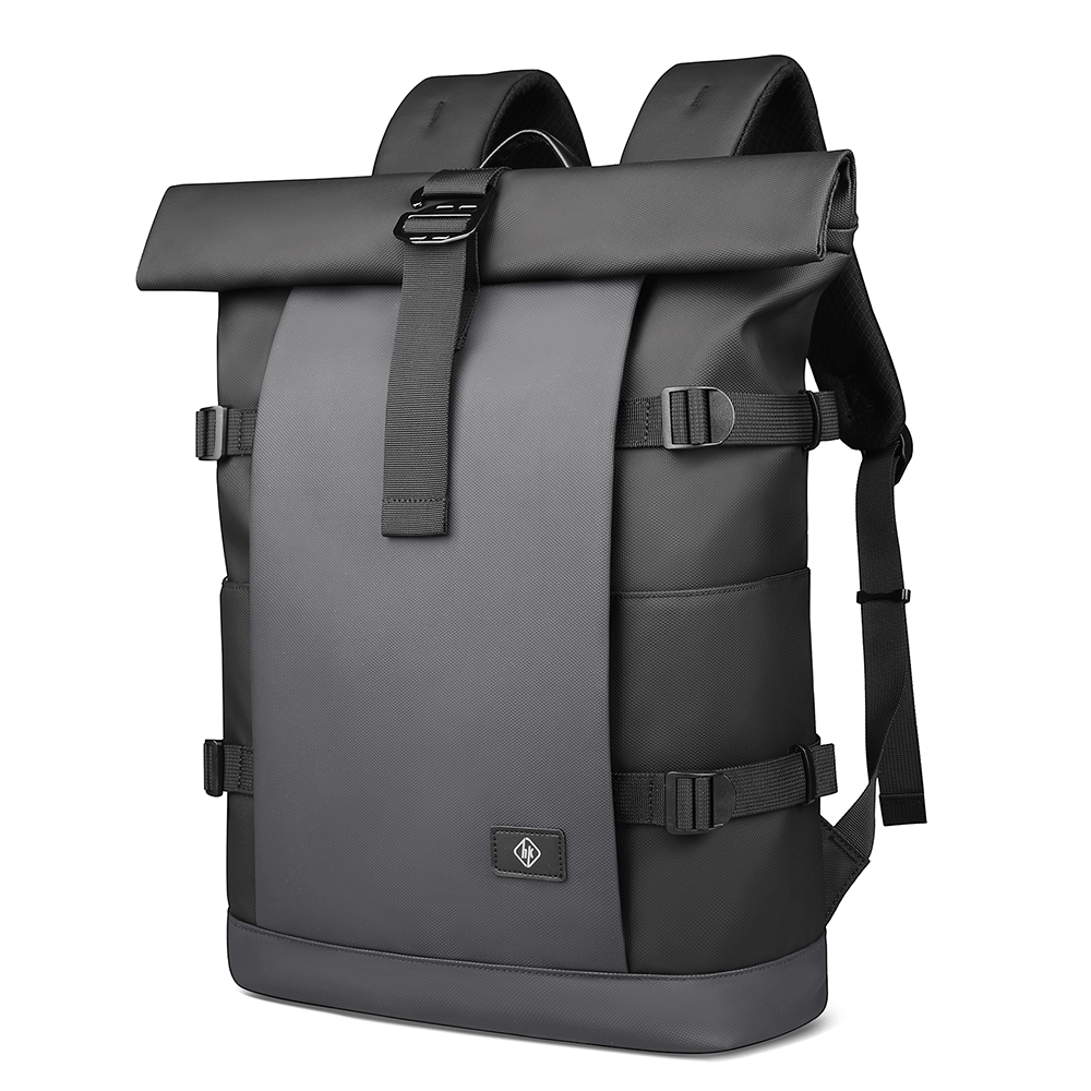 ROLLTRAIL Rucksack – Erweiterbarer Freiluft-Rucksack Mit Laptopfach, Rolltop & Diebstahlschutz