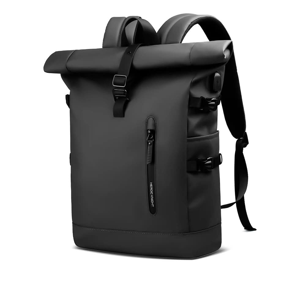ROLLTRAIL Rucksack – Erweiterbarer Rolltop-Rucksack Mit USB, Laptopfach & Anti-Schock-System