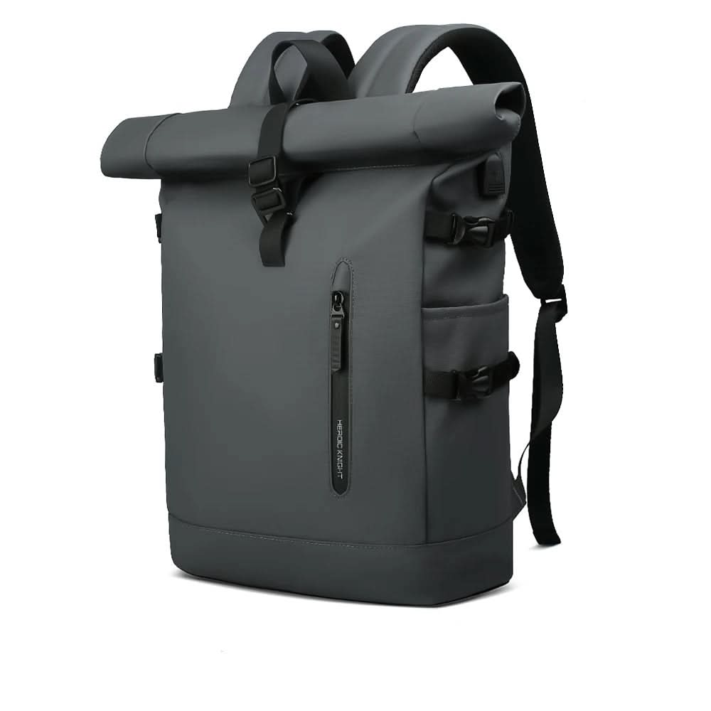 ROLLTRAIL Rucksack – Erweiterbarer Rolltop-Rucksack Mit USB, Laptopfach & Anti-Schock-System