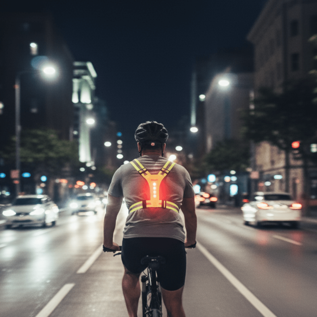 RUNLUX – Verstellbare LED-reflektierende Laufweste 1