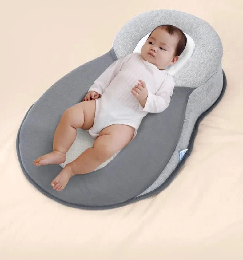 NestleNap Baby Kissen – Ergonomisches Babykissen Für Sicheren & Flachen Schlaf