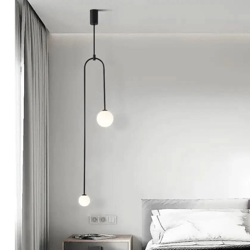 CAMILLE Minimalistische Glasglobus Pendelleuchte Modernes Design Raumlicht