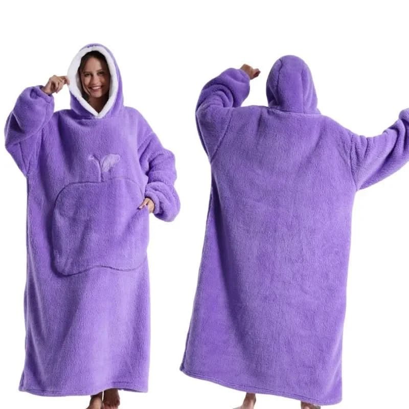 KUSCHELHOOD – Übergroßer Fleece Kapuzenpullover für Maximale Wärme & Gemütlichkeit Zuhause