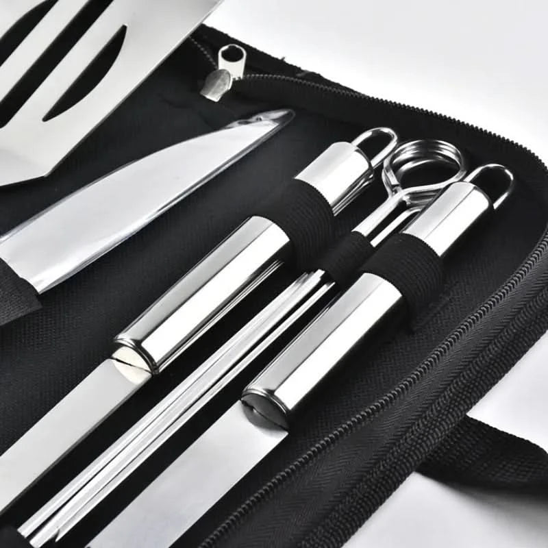 Grillmeister Grill Werkzeug Satz – Komplett Ausgestattet Für Stilvolles Grillen