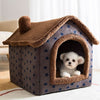 FlauschigesZuhause – Gemütliches Tierhaus Für Kleine Hunde & Katzen Bis 4 kg