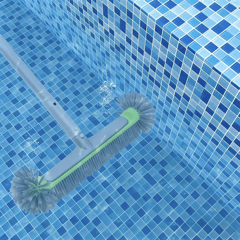 AQUASCRUB – Poolbürstenkopf für Stufen & Wände