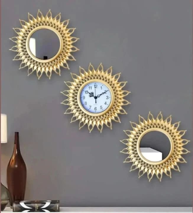 Lena - Luxuriöses Uhr- Und Spiegelset