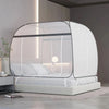 Einfach Hängendes Moskito Netz – Moskito Netz – Stern Grau Design Für Schlafzimmer & Sommernächte