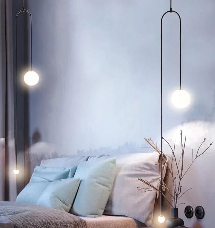 CAMILLE Minimalistische Glasglobus Pendelleuchte Modernes Design Raumlicht