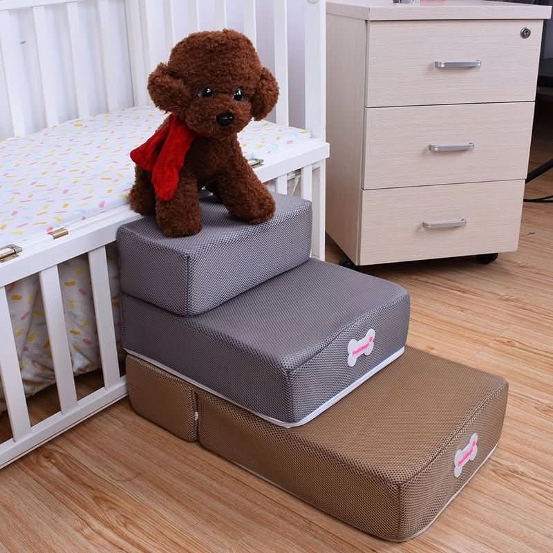 Hundeschritt Profi – Luxus Hundetreppe Für Gelenkschonendes Aufsteigen Auf Sofa & Bett