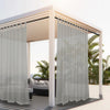 OASISVOILE – Wasserdichter Außenbereich Transparenter Voile Vorhang