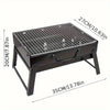 CampFlare Holzkohle Grill – Kompakt & Robust Für Unterwegs Grillen