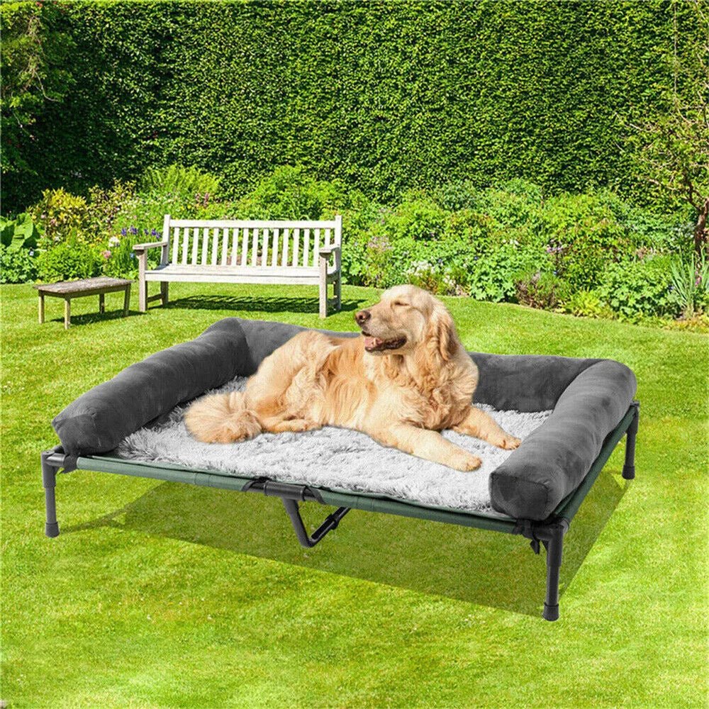PETCAMP – Außen Hundebett mit Atmungsaktiver Kühlmatte