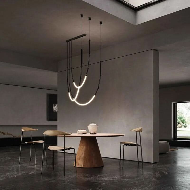 SYLVESSA – Moderne Deckenleuchte in Matt Schwarz und Bronze