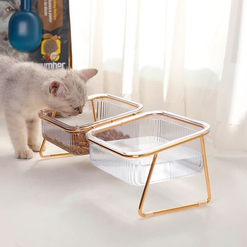 PETCHIC – Erhöhter Futternapf für gesunde Fresshaltung bei Katzen & kleinen Hunden