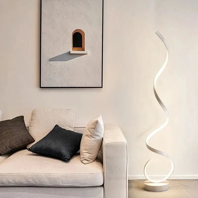 Istanbul LED Spirale Stehlampe Energiesparende Beleuchtung, Elegantes Design