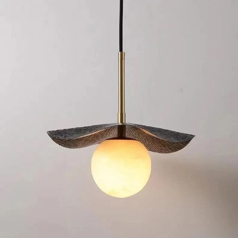 MIRABEL Kupfer-Marmor-Pendelleuchte Luxuriöser Moderner Stil Für Jeden Raum