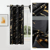 MARBLEVA – Elegante Verdunkelungsgardinen Mit Marmor- & Wellenmuster