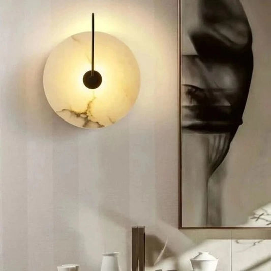 Cannes Wandleuchte Aus Naturmarmor Minimalistisches Design Luxuriöse Atmosphäre