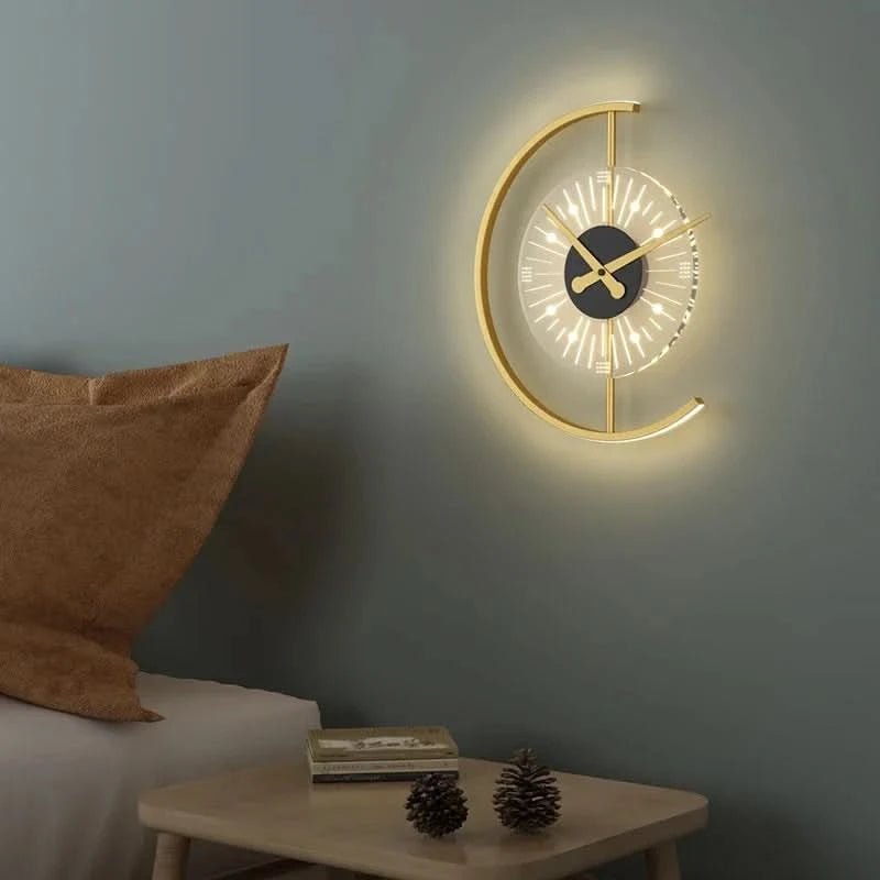 Zentime Moderne LED-Wanduhr Mit Nordische Eleganz Und Minimalistisches Design