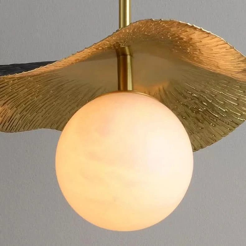 MIRABEL Kupfer-Marmor-Pendelleuchte Luxuriöser Moderner Stil Für Jeden Raum