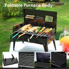 GrillPartner Faltbar – Faltbarer Stahlgrill Für Mobiles Grillparty & Spontanes Grillvergnügen