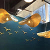 Dubai Kronleuchter LED-Bananenblatt Luxus Modernes Art-Déco Stil