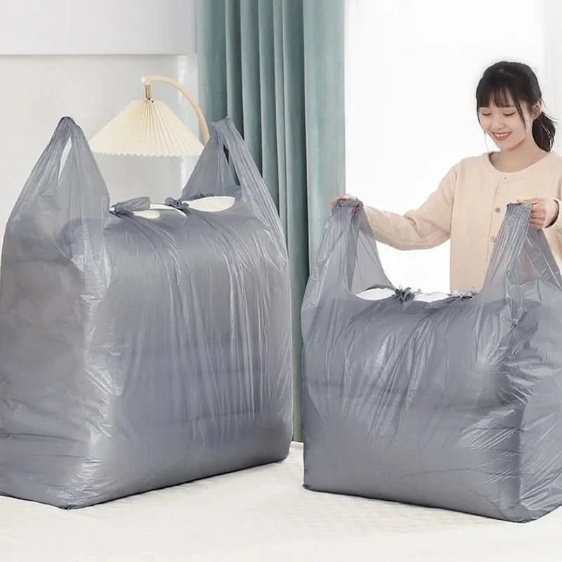 HDPE Aufbewahrung Taschen – Aufbewahrungstaschen mit großer Kapazität für Kleidung, Spielzeug & Bettwäsche – 10er-Satz