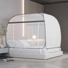 Einfach Hängendes Moskito Netz – Moskito Netz – Stern Grau Design Für Schlafzimmer & Sommernächte