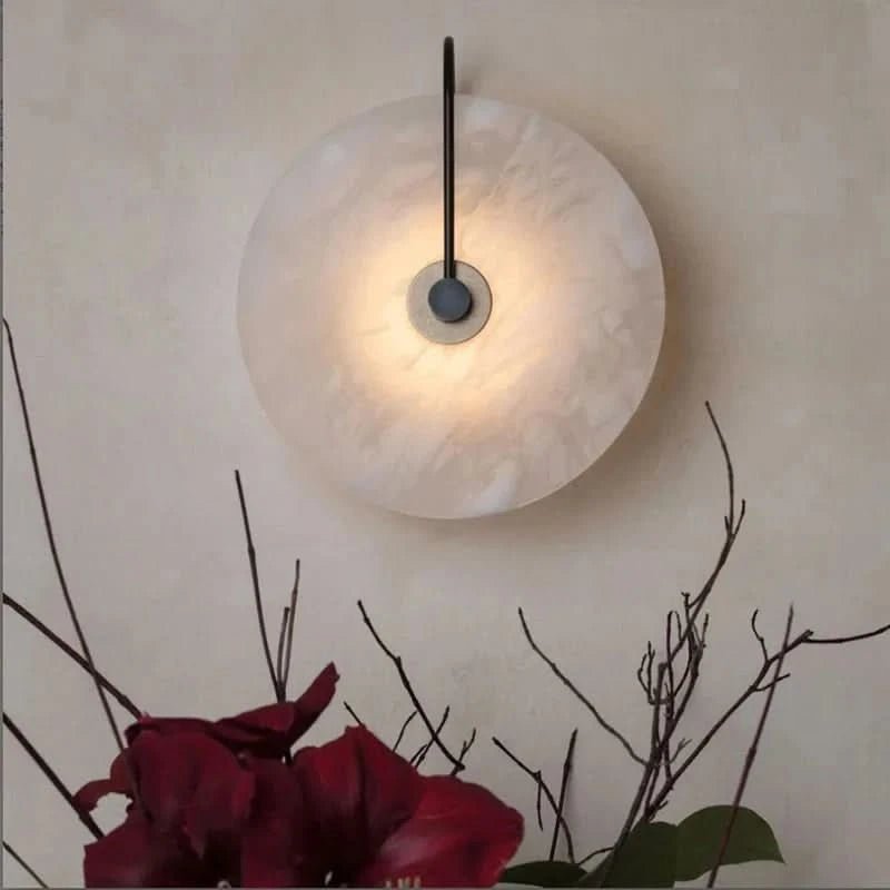 Cannes Wandleuchte Aus Naturmarmor Minimalistisches Design Luxuriöse Atmosphäre