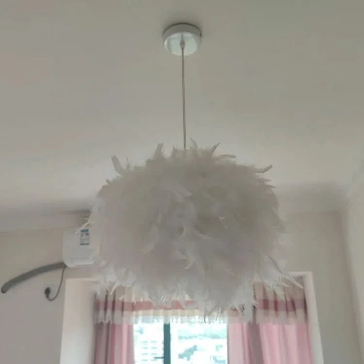 AMANDA Weiche Feder Kronleuchter Luxuriöse Atmosphäre Schlafzimmer Beleuchtung