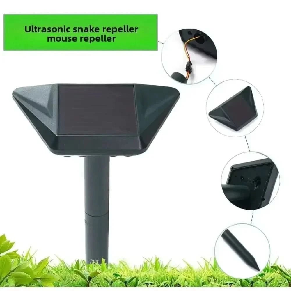 Ultraguard Tiervertreiber – Ultraschall Tiervertreiber mit LED-Licht – Wetterfest und Batteriebetrieben
