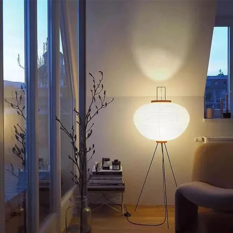 BALI Reispapier-Stehlampe