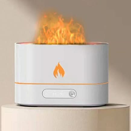 FLAMORA Flammenlicht Öl-Diffusor Und Luftbefeuchter Entspannte Atmosphäre