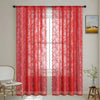 FLORALIA – Romantische Blumen Spitzen Fenster Gardine