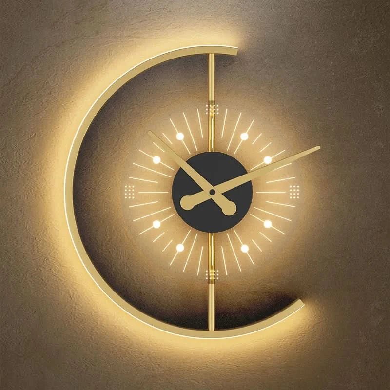 Zentime Moderne LED-Wanduhr Mit Nordische Eleganz Und Minimalistisches Design