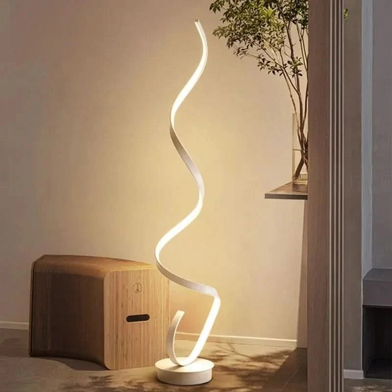 Istanbul LED Spirale Stehlampe Energiesparende Beleuchtung, Elegantes Design