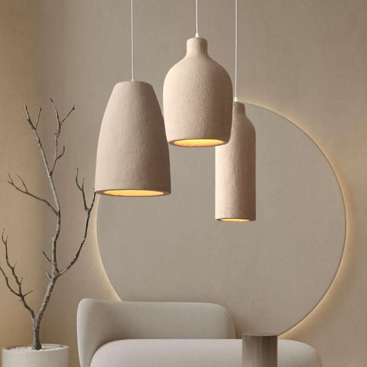 Aurelia Japandi Pendelleuchte Aus hochwertigem Polystyrolharz Minimalistischer Luxus