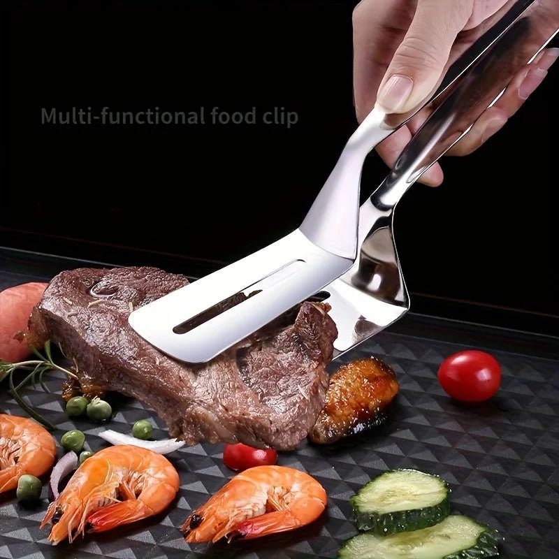 CHEFCLAMP – Multifunktionaler Edelstahl Spatel mit Zange