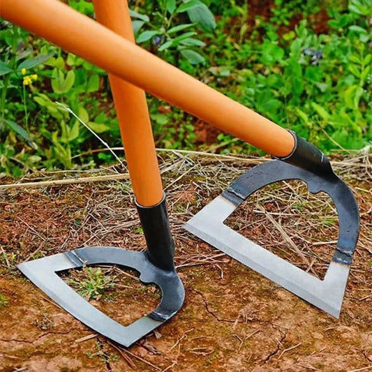 LUSQUELLA Hohlschaufel-Unkrauthacke Effiziente Unkrautentfernung Gartenwerkzeug