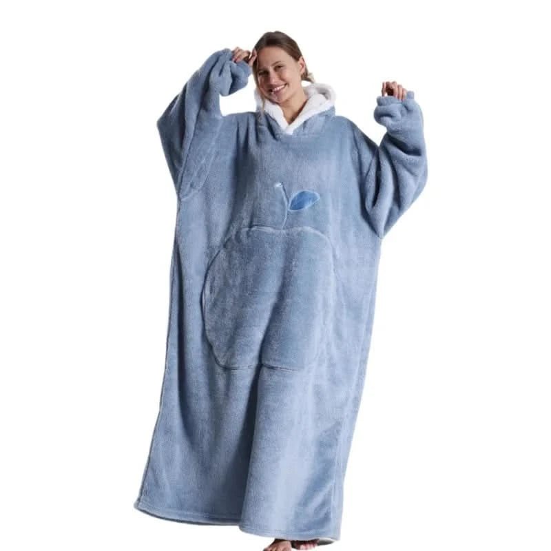 KUSCHELHOOD – Übergroßer Fleece Kapuzenpullover für Maximale Wärme & Gemütlichkeit Zuhause