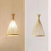 Bambus-Pendelleuchte Im Teepee-Stil Aus Rattan Und Bambus Umweltfreundliche Moderne