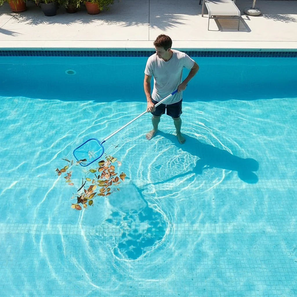 AQUAKIT – Komplettes Pool Reinigungsset mit Aluminiumstange