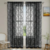 FLORALIA – Romantische Blumen Spitzen Fenster Gardine