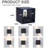 LUXSQUARE – Moderne Wasserdichte LED-Wandleuchte IP65 Aus Aluminium