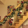 FESTITWINE – Beleuchtete Rattan-Weihnachtsgirlande Mit Warmweißen LED-Lichtern